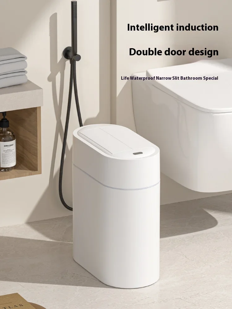 7L Smart Touchless Sensor Trash Can – Compact Waterproof Auto Bin for Bathroom & Kitchen - Image 9